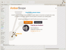 Tablet Screenshot of amberscope.com